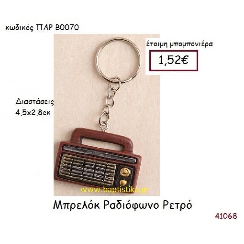 ΡΑΔΙΟΦΩΝΟ ΜΠΡΕΛΟΚ vintage μπομπονιέρα ΠΑΡ-Β0070